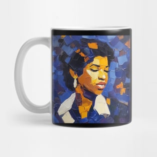 Aretha Franklin | Post-impressionist painting style Mug